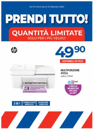 STAMPANTE HP MULTIFUNZIONE 4222e